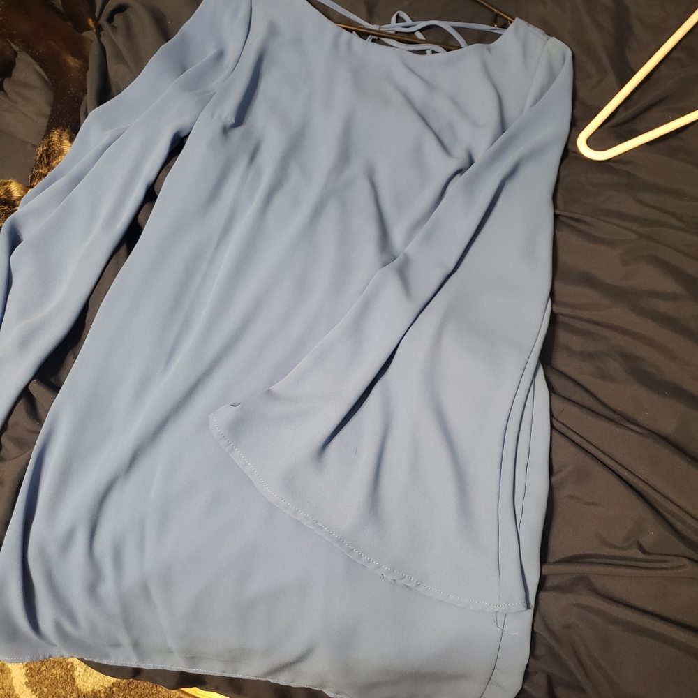 Periwinkle blue dress